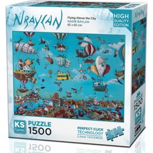 1001 1500 Parça Şehrin Üzerinde Uçmak Puzzle