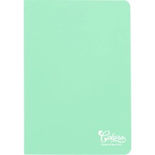1001 Colors A4 80 Yaprak Çizgili Defter, Yeşil