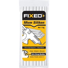 1001 Silikon Mum Çubukları, Kalın, 11.2mm Çap, 1kg Poşet