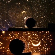 1001 Star Master Pilli Gökyüzü Projeksiyonlu LED Renkli Yıldızlı Tavan Işık Yansıtma Gece Lambas