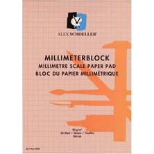 1001 Milimetrik Blok A4 80 gr Kirmiz 20 Yp