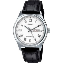 1001 Erkek Yetişkin MTP-V006L-7BUDF Kol Saati Siyah Standart