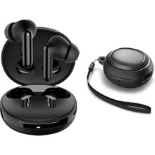 1001 Audio Tws S10 Bluetooth Kablosuz Kulaklık Ipx4 Siyah Spigen Audio Tws S10 Kulaklık Kılıfı Rugge