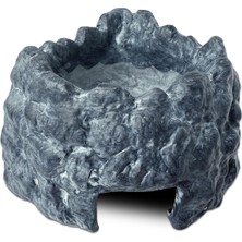 Exo Terra Corner Cave – Nem Depolayan Seramik Köşe Mağarası, Küçük, Kapasite 55 ml