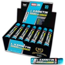 1001 Hardline L-Karnitin Matrix 3000 Mg Şeftali 20 Ampül