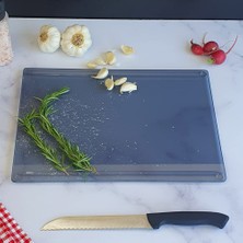 1001 Kanallı Cam Kesme Tahtası - Cam Kesme Tablası | (Füme Cam, 25CM x 35CM)