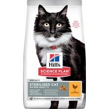 1001 Hills Mature Adult +7 Sterilised Tavuklu 1.5 kg Yaşlı Kedi Maması