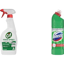 1001 Krem Sprey Amonyak Yüzey Temizleyici En Zorlu Yağ ve KIRLERI%100 Çıkarır 750 Ml(1) Domestos Yo�