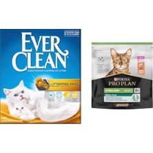 1001 Litterfree Paws Kedi Kumu 10 L X1 + Pro Plan Sterilised Kısırılaştırılmış Kediler Için Som