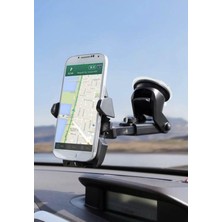 1001 Uzayabilen Vantuzlu Cep Araç Telefon Tutucu Oto Araba Içi Telefon Tutacağı 360