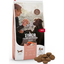 1001 Pure Sensitive Somonlu ve Pirinçli Yetişkin Köpek Maması 12.5 Kilogram