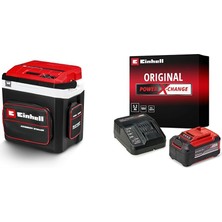 1001 Te-Col 18/27 Li - Solo, Akülü Oto Buzluk + Einhell 18V 5,2 Ah Pxc Starter-Kit (Başlangıç Seti),