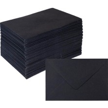 1001 Siyah Mini Zarf - 100 Adet - 7X9CM 12991453100