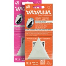 1001 Araba Klima Kokusu 2'li Set -Trio Oto Kokusu | Bpa & Sıvı Içermez | 45 Gün Etkili (Mango Melon