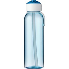 1001 Pipetli Içecek Şişesi Campus Flip-Up 500 ml Mavi – Çocuklar Için Pipetli Su Şişesi – Gazl