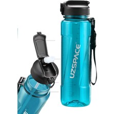 1001 Fiftyfifty Pipetli 1000ML -Büyük Boy- Tritan Su Matarası Turkuaz