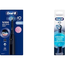 1001 Io 2 Şarjlı Diş Fırçası – Gece Siyahı + Oral-B Io Ultimate Clean Siyah Diş Fırçası Yede
