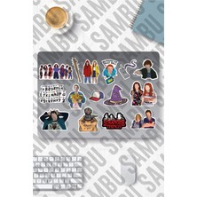 1001 Stranger Things Temalı Sticker Etiket Seti 1 - Laptop Notebook Telefon