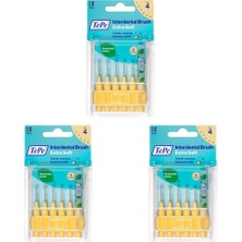 1001 Blister X-Soft 0.7 mm - Sarı Diş Arayüz Fırçası (1x 6 Adet) (3 Paketi)