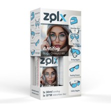 1001 Antifog Buğu Önleyici 30ML + 15 * 18 Temizleme Bezi Motorsiklet Vizörü, Kayak Gözlüğü, Iş