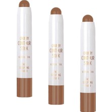 1001 Chubby Contour Stick No:02 Medium Tan - Kontür Kalemi (3 Paketi)