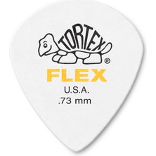 1001 468R.73 Tortex Flex Jazz Iıı Gitar Penası, 73 Mm, Beyaz, 72 Adet