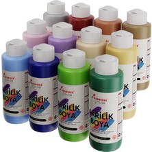 1001 Pastel Renkler Akrilik Boya 12'li Set 12X120 ml