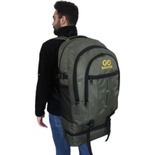 1001 90 Litre Körüklü + Ayakkabılık Su Geçirmez Çok Gözlü Laptop Bölmeli Destek Kemerli Erkek B