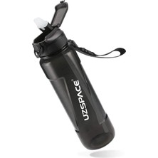 1001 Fiftyfifty Pipetli 850ML Tritan Su Matarası Siyah