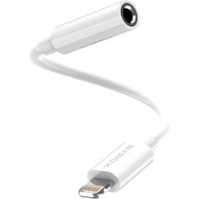 1001 DT22L-A Lightning - 3.5mm Aux Dönüştürücü - Beyaz