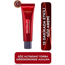 1001 Revitalift Lazer Eyebag Instant Eraser Göz Altı Torba Görünümüne Karşı Etkili Göz Kremi 15M