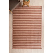1001 Stripe Terra Kilim Kaymaz Taban Salon Oturma Odası Antre Halısı 33012A, 120 x 180