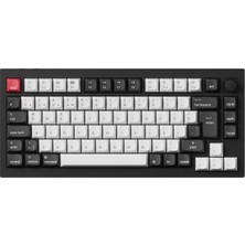 Keychron Q1 Hall-Effect%75 Rgb Türkçe Nebula Switch Kablosuz Siyah Beyaz Mekanik Klavye