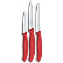 1001 6.7111.34C1 Swiss Classic 3lü Bıçak Set, Kırmızı