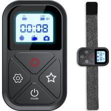 1001 Akıllı Kablosuz Uzaktan Kumanda Gopro Max Mini Hero 12 Hero 11 Hero 10 Hero 9 Hero 8, LCD Gösterg