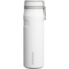 1001 The Iceflow Twist & Flip Termos Su Şişesi, Beyaz (Frost), 710 ml