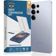 1001 Buff Galaxy S26 Serisi ile Uyumlu Easyfit Glass Kolay Uygulama Aparatlı Ekran Koruyucu Temperli Cam