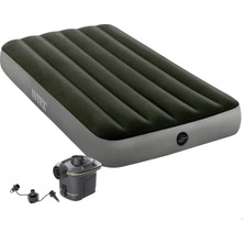 1001 Intek 64777 Prestij Kamp Yatağı 99X191 cm +Pilli Pompa, Su Sporları, Plaj Malzemesi, Şişme Ür�