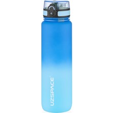 1001 Uzspace 1000ML Çift Renkli Sızdırmaz Bpa Içermez Kilitlenebilir Kapaklı Motivasyonel Tritan Su
