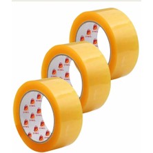 1001 45 mm x 100 Metre Hotmelt Koli Bandı (1. Kalite) Şeffaf Renkli, Güçlü Yapışkan, Kağıda Kar