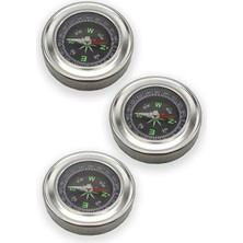 1001 Pusula - Metal Gövdeli Profesyonel 60MM Taşınabilir El Pusulası – Dayanıklı Çelik Kasa, Yuv