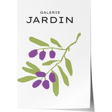 1001 Çerçevesiz Poster Galerie Jardin Minimal Zeytin Dalı Mutfak Dekoru Poster 100771, 15 x 21