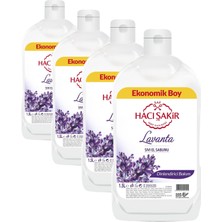 1001 Sıvı Sabun, LAVANTA,1500 ml (4 Paketi)