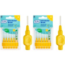 1001 Blister 0.7 mm - Sarı Diş Arayüz Fırçası (1 x 6 Adet) (2 Paketi)