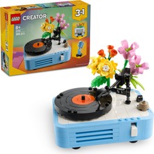 1001 Creator 3’ü 1 Arada Çiçekli Pikap 31172-8 Yaş ve Üzeri Kız ve Erkek Çocuklar Için Radyo ve