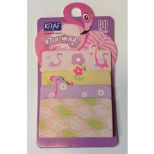 1001 Yapışkanlı Not Kağıdı Set Flamingo Temalı 20 Yaprak x 4 Adet