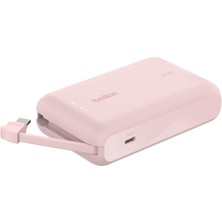1001 Boostcharge Power Bank, Entegre Kablolu Taşınabilir Şarj Cihazı 10K Pd 20W - Usb-C Güç Dağıt