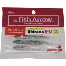 1001 Flash-J Shirasu 3" (5 Adet/paket) F03 F Neon Green Olta
