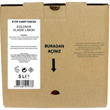 1001 Limon Kolonyası 5 Lt Bag In Box Endüstriyel