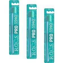 1001 Pro 5940 Fırça Kılı Içeren Ultra Yumuşak Diş Fırçası (3 Paketi)